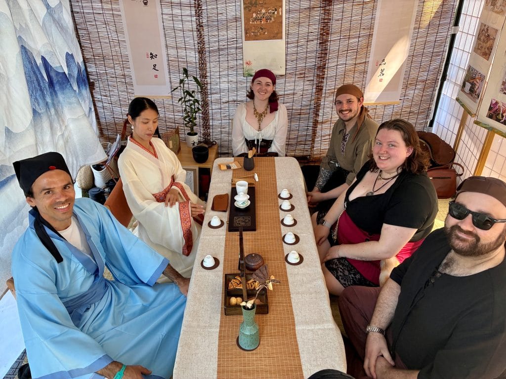 Japanese Tea Ceremony performed at the Abbey History Festival