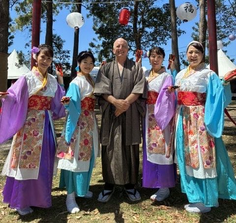 Japanese Dancers at the Abbey History Festival